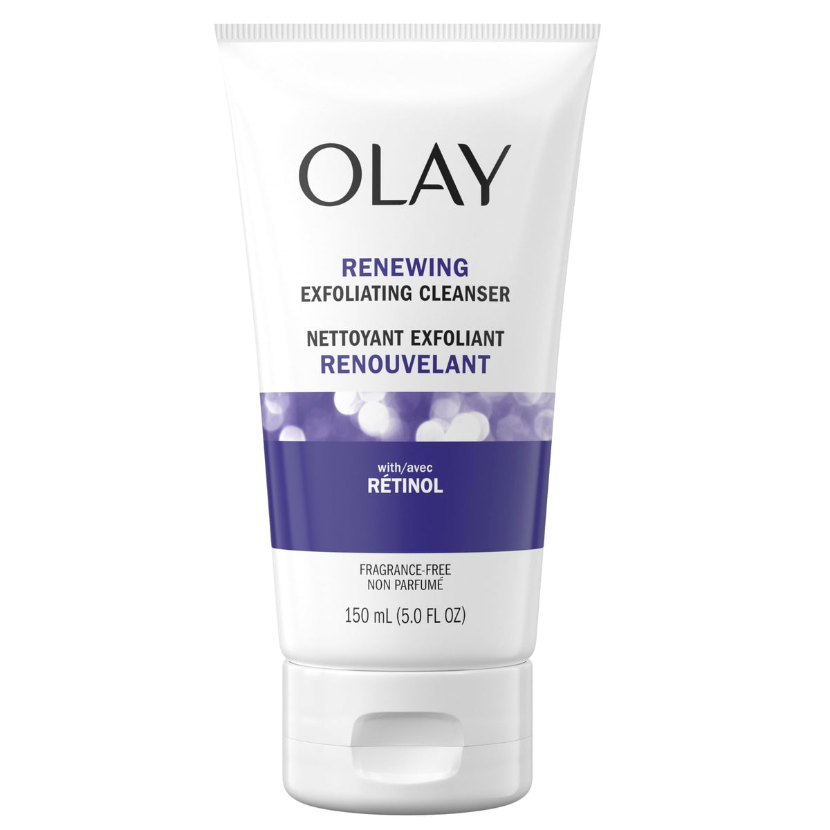 Olay Regenerist Retinol 24 Face Cleanser – 5 oz, Fragrance-Free with Vitamin B3