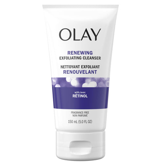 Olay Regenerist Retinol 24 Face Cleanser – 5 oz, Fragrance-Free with Vitamin B3