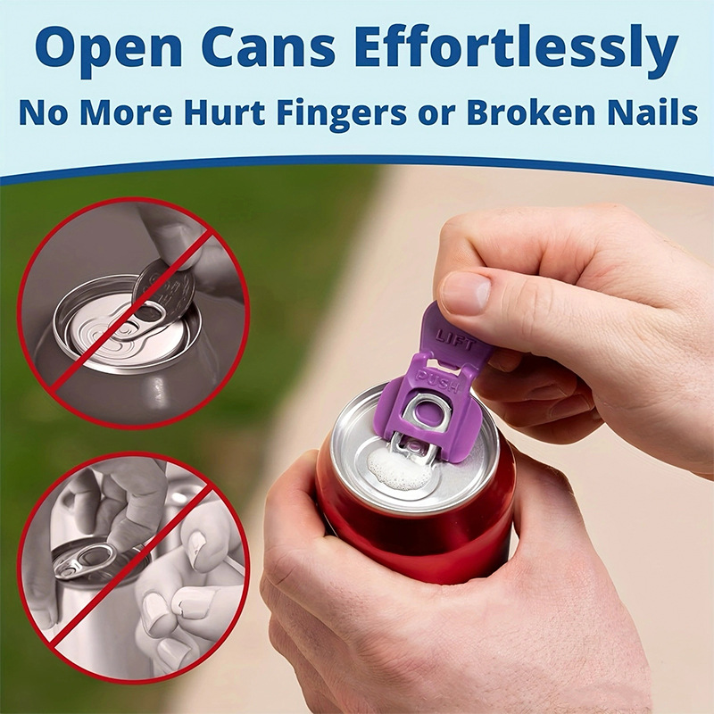 2-in-1 Can & Bottle Opener – Compact, Ergonomic, Pocket-Sized