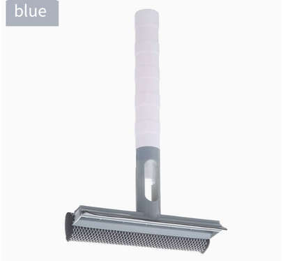 3-in-1 Glass Cleaner with Spray & Double-Sided Wiper – Sponge, Scrubber & Squeegee