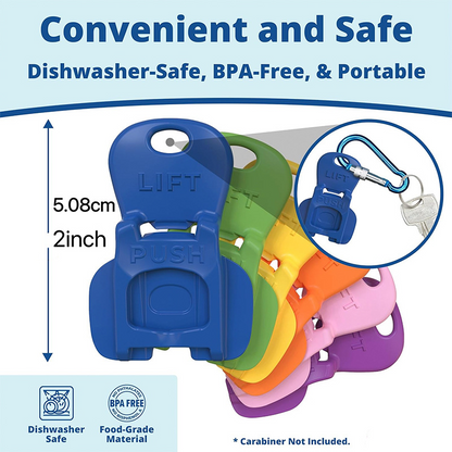 2-in-1 Can & Bottle Opener – Compact, Ergonomic, Pocket-Sized