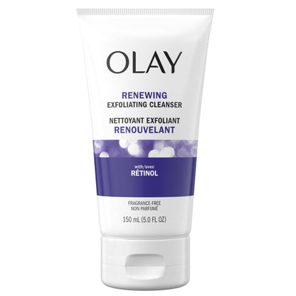 Olay Regenerist Retinol 24 Face Cleanser – 5 oz, Fragrance-Free with Vitamin B3