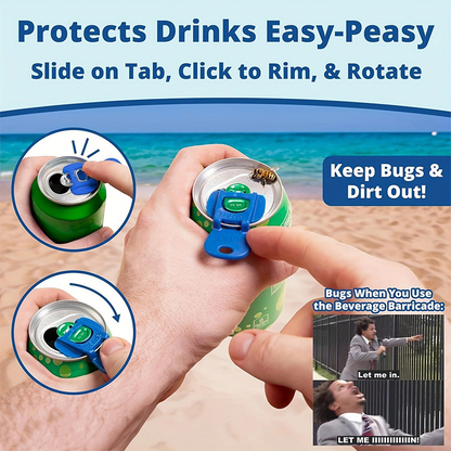 2-in-1 Can & Bottle Opener – Compact, Ergonomic, Pocket-Sized